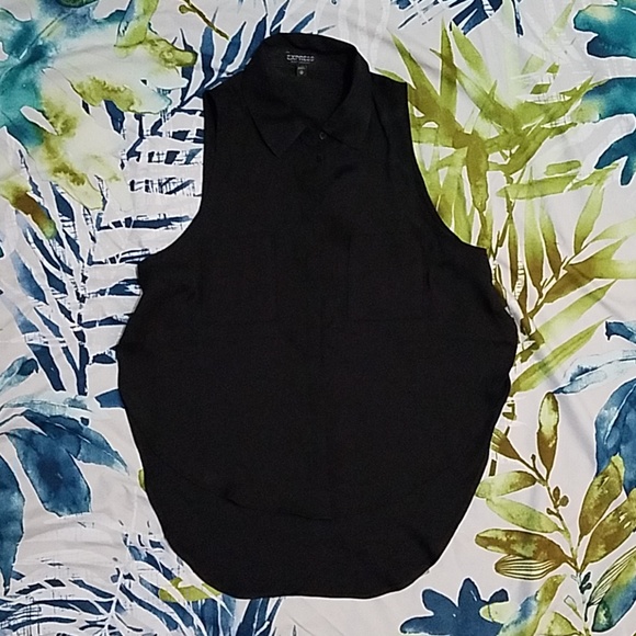 Express Tops - Express Sheer Button Up